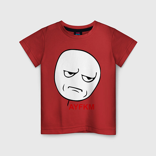 Детская футболка AYFKM / Красный – фото 1