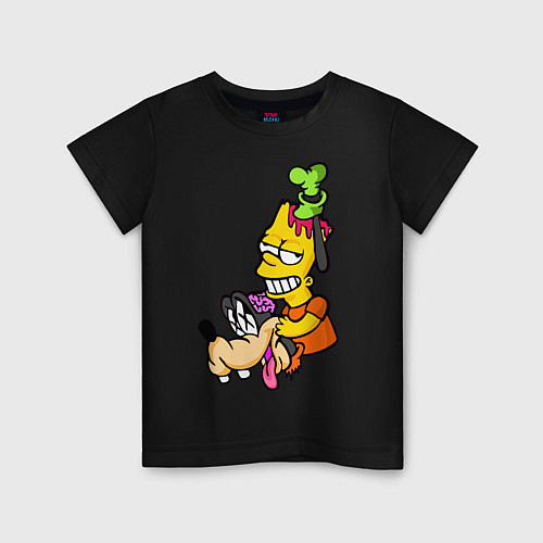 Детская футболка Барт Гуффи / Черный – фото 1