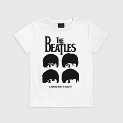 Футболка хлопковая детская A Hard Days Night, цвет: белый