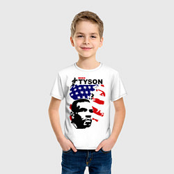 Футболка хлопковая детская Mike Tyson: USA Boxing, цвет: белый — фото 2