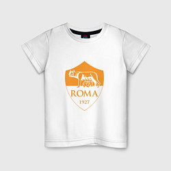 Футболка хлопковая детская AS Roma: Autumn Top, цвет: белый