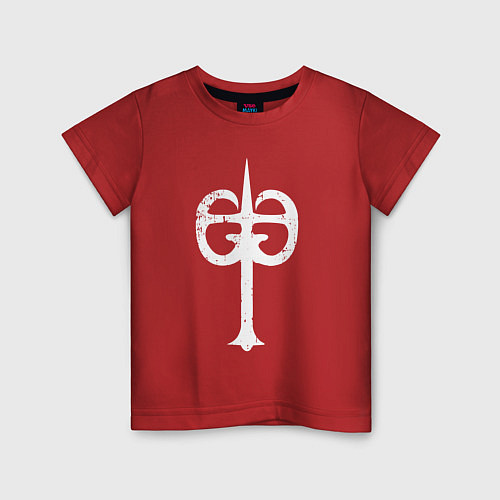 Детская футболка Dark Souls: Tarkus Symbol / Красный – фото 1