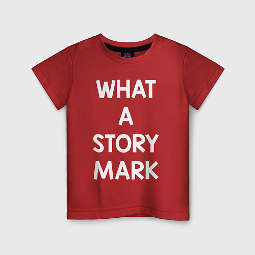 Детская футболка Story / Красный – фото 1
