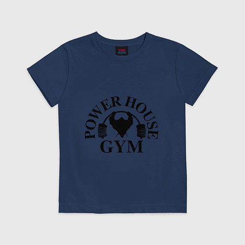 Детская футболка Power House Gym / Тёмно-синий – фото 1