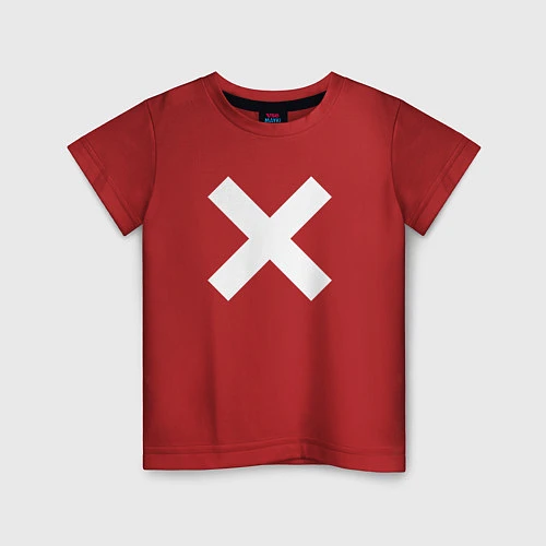 Детская футболка The XX: White X / Красный – фото 1