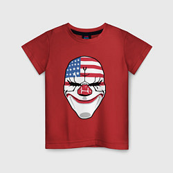 Футболка хлопковая детская American Mask, цвет: красный