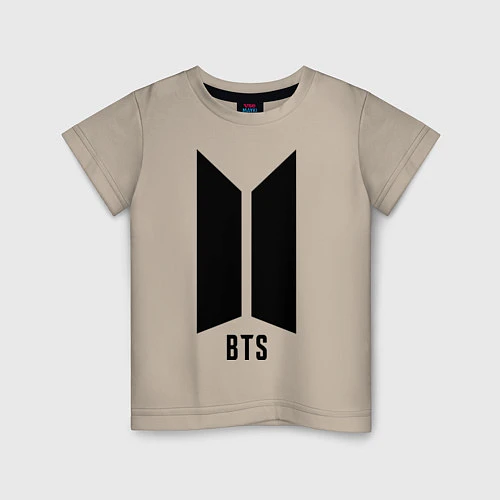 Детская футболка BTS Army / Миндальный – фото 1