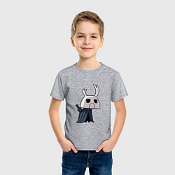 Футболка хлопковая детская Hollow Knight, цвет: меланж — фото 2