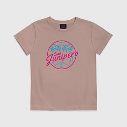 Футболка хлопковая детская San Junipero 1987, цвет: пыльно-розовый