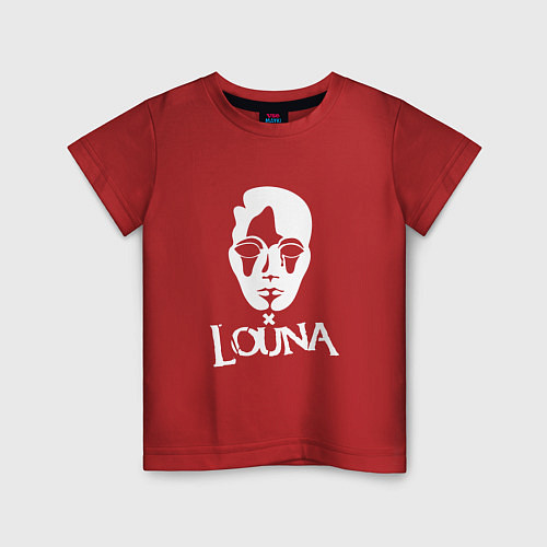 Детская футболка Louna: Behind a Mask / Красный – фото 1