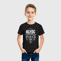 Футболка хлопковая детская AC/DC: Run For Your Life, цвет: черный — фото 2