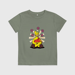 Футболка хлопковая детская Homer Relax, цвет: авокадо