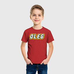 Футболка хлопковая детская Oleg, цвет: красный — фото 2