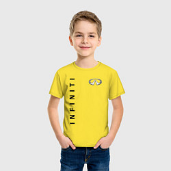Футболка хлопковая детская Infiniti Style, цвет: желтый — фото 2