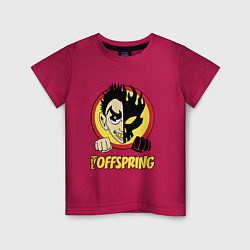 Футболка хлопковая детская The Offspring Boy, цвет: маджента