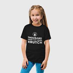 Футболка хлопковая детская Thousand Foot Krutch, цвет: черный — фото 2