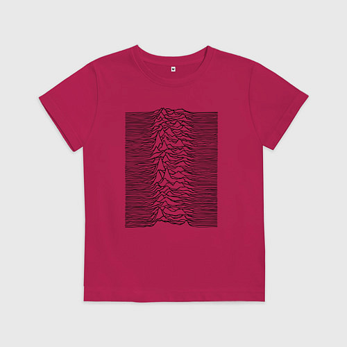 Детская футболка Unknown Pleasures / Маджента – фото 1