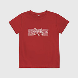 Футболка хлопковая детская Joy Division, цвет: красный