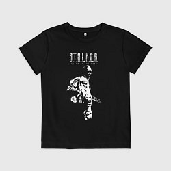 Футболка хлопковая детская STALKER: Shadow of Chernobyl, цвет: черный