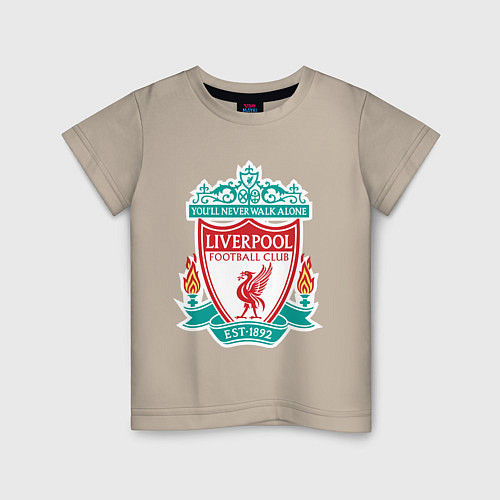 Детская футболка Liverpool FC / Миндальный – фото 1
