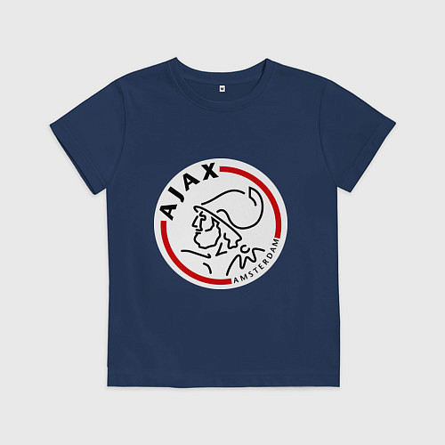 Детская футболка Ajax FC / Тёмно-синий – фото 1