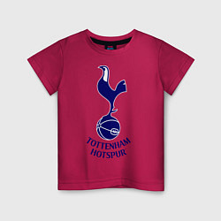Футболка хлопковая детская Tottenham FC, цвет: маджента