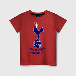 Футболка хлопковая детская Tottenham FC, цвет: красный