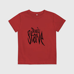 Футболка хлопковая детская Don't Starve, цвет: красный