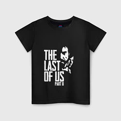 Футболка хлопковая детская The last of us: Part II, цвет: черный