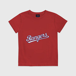 Футболка хлопковая детская Rangers, цвет: красный