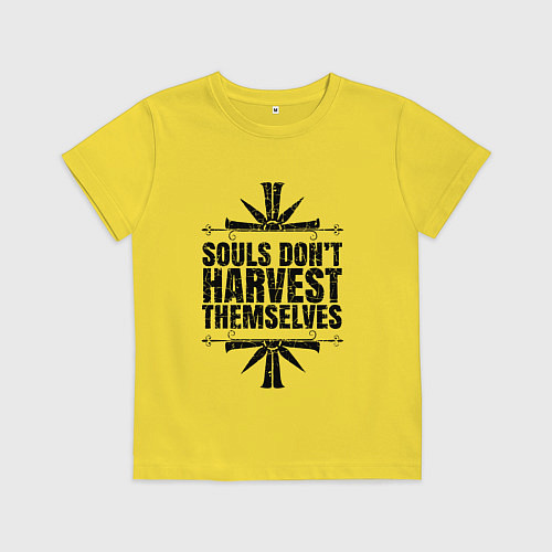 Детская футболка Harvest Themselves / Желтый – фото 1