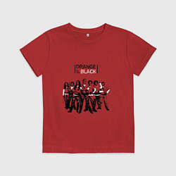 Футболка хлопковая детская Orange Is the New Black, цвет: красный