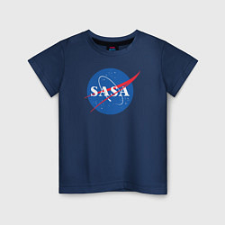 Футболка хлопковая детская NASA: Sasa, цвет: тёмно-синий