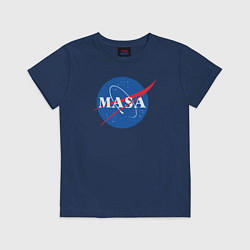 Футболка хлопковая детская NASA: Masa, цвет: тёмно-синий