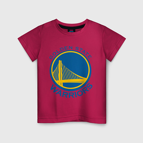 Детская футболка Golden state Warriors / Маджента – фото 1