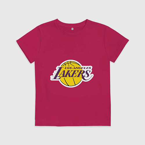 Детская футболка LA Lakers / Маджента – фото 1