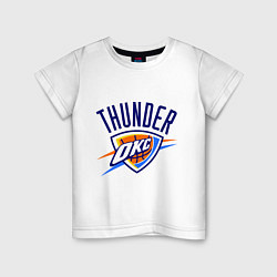 Футболка хлопковая детская Thunder, цвет: белый