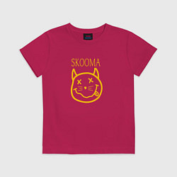 Футболка хлопковая детская TES: Skooma, цвет: маджента