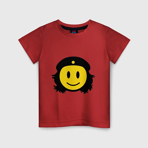 Детская футболка Смайл Че Гевара / Красный – фото 1