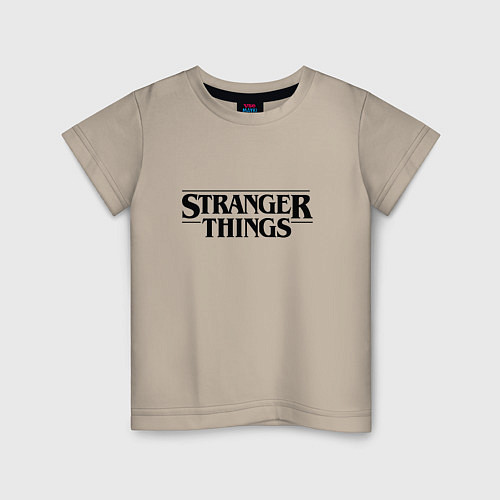 Детская футболка Stranger Things / Миндальный – фото 1