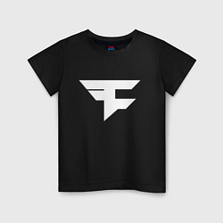 Футболка хлопковая детская FAZE Symbol, цвет: черный