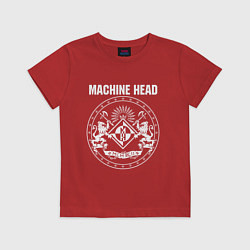 Футболка хлопковая детская Machine Head MCMXCII, цвет: красный
