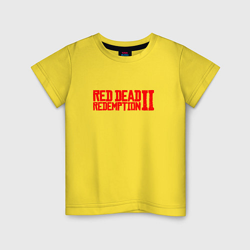 Детская футболка Red Dead Redemption 2 / Желтый – фото 1