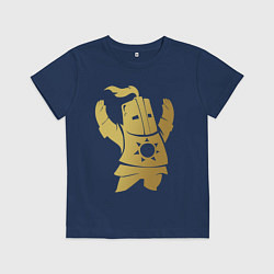 Футболка хлопковая детская Praise the Sun!, цвет: тёмно-синий