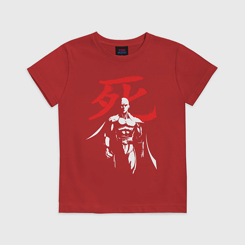 Детская футболка Saitama Hero / Красный – фото 1