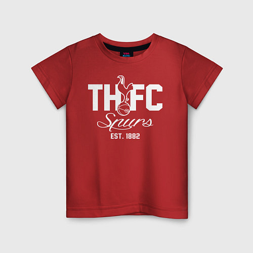 Детская футболка THFC Est 1882 / Красный – фото 1