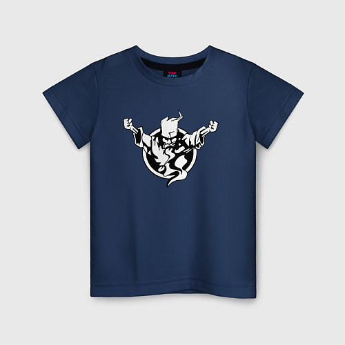 Детская футболка Thunderdome logo / Тёмно-синий – фото 1