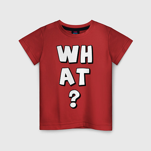 Детская футболка WH-AT / Красный – фото 1