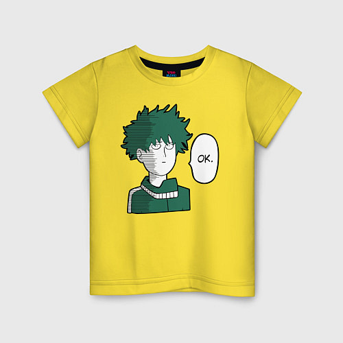 Детская футболка Hero / Желтый – фото 1