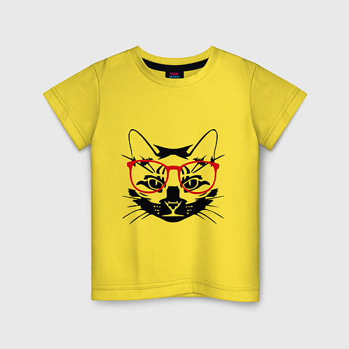 Детская футболка Котэ / Желтый – фото 1